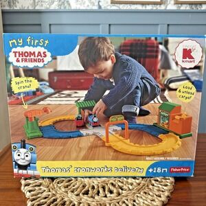 My First Thomas & Friends Railway‎ Ironworks Delivery Crane Train Set 2014 18m+